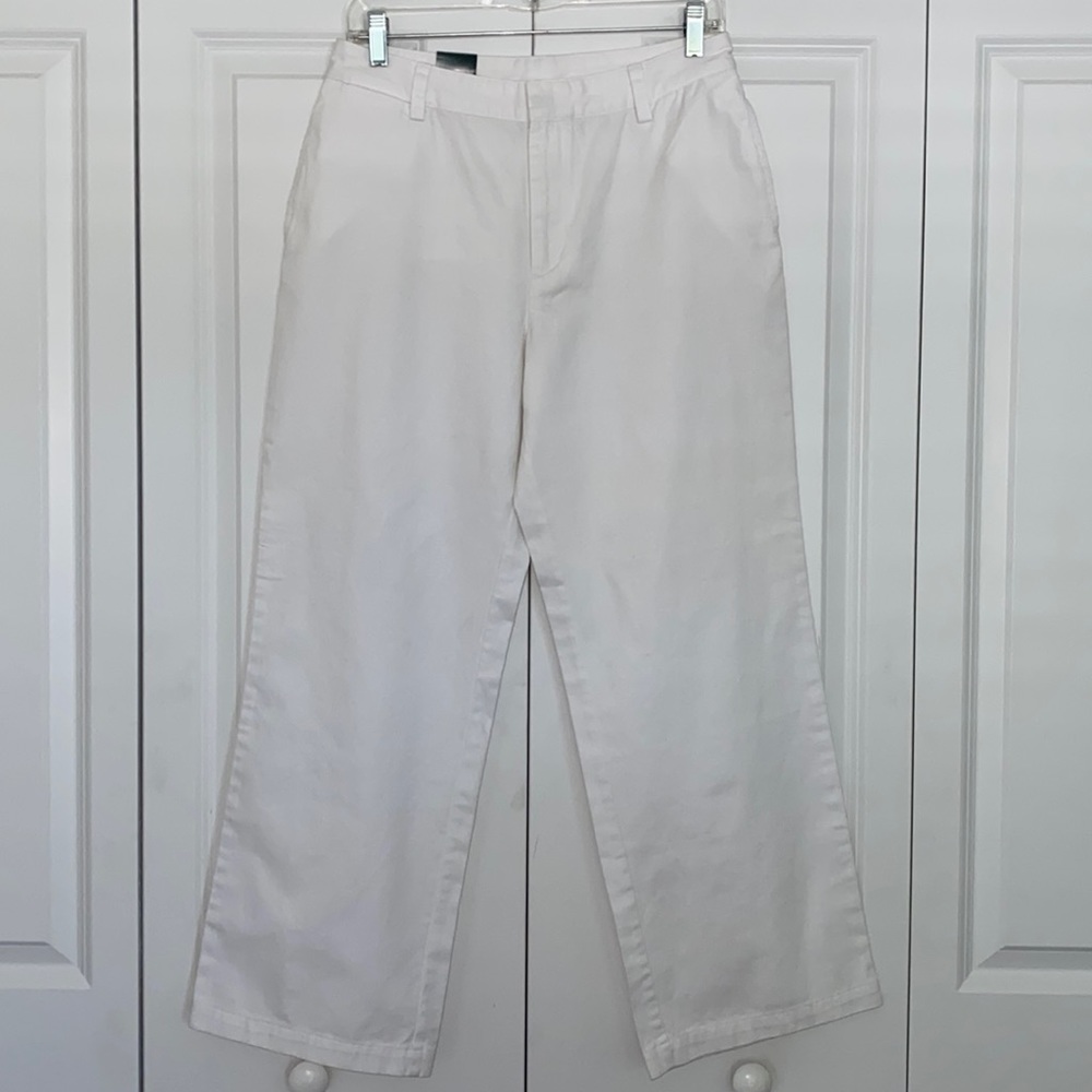Ralph Lauren Comfortable Casual Cotton Summer Chino Pants White Size 8